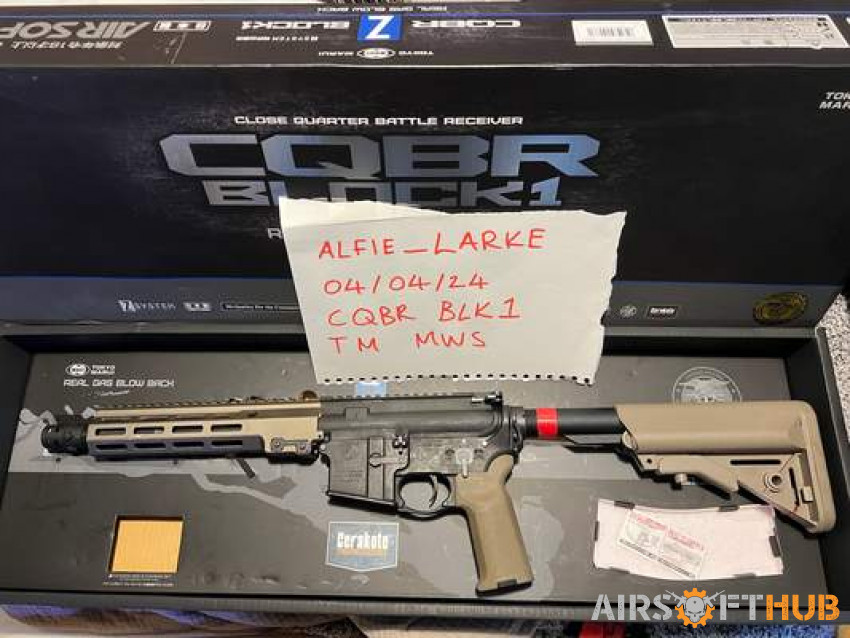 TM MWS CQBR BLOCK 1 GBBR - Airsoft Hub Buy & Sell Used Airsoft ...