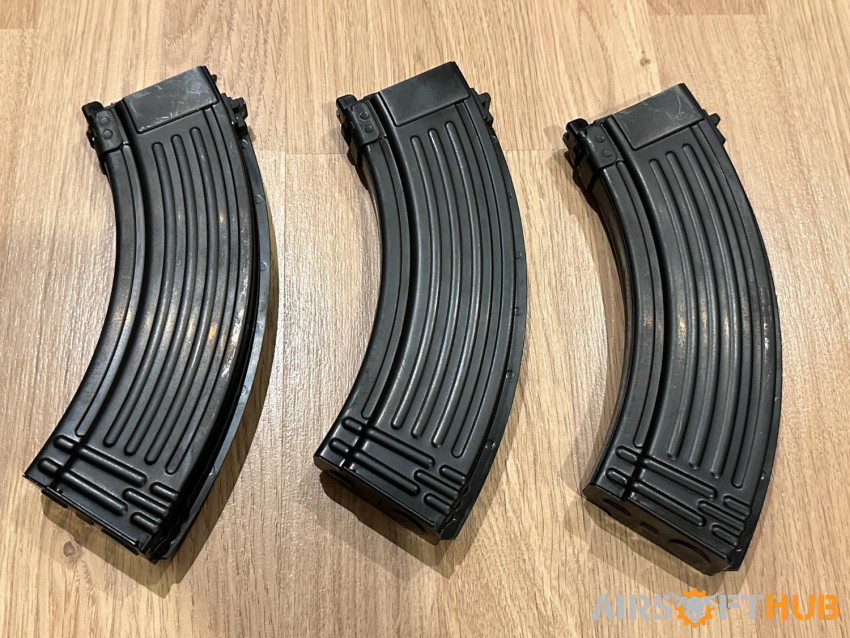 GHK GKM AK GBBR Gas Magazines - Used airsoft equipment