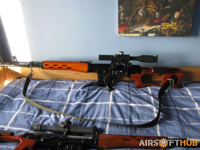 Real Sword SVD/Type 85 package - Used airsoft equipment