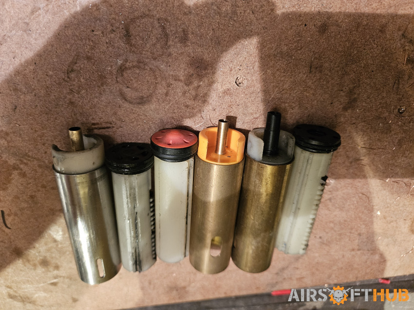 Aeg cylinder, piston heads - Used airsoft equipment