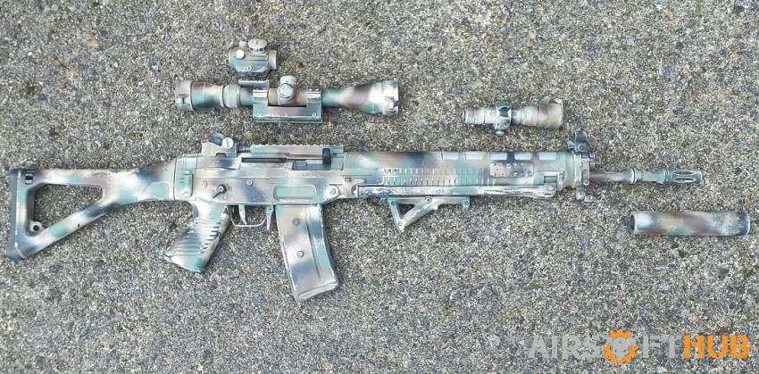 JG SG550 Custom painted. - Used airsoft equipment