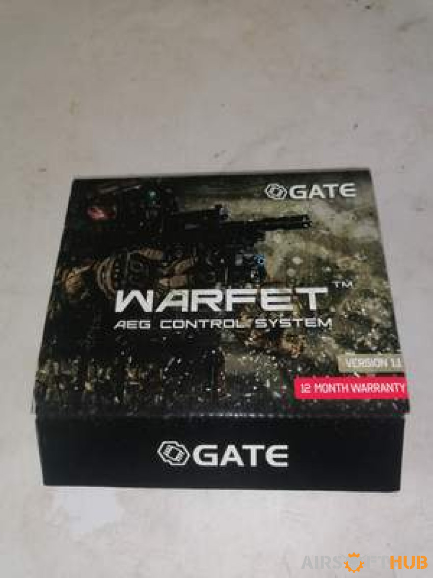 BNIB Gate Warfet - Used airsoft equipment