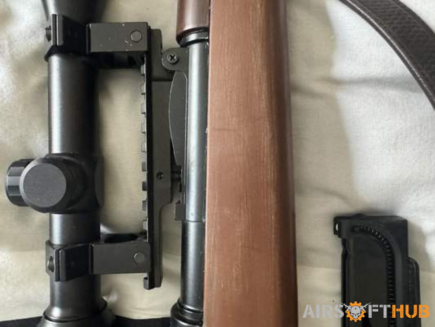 S&T Kar 98k with scope mount - Used airsoft equipment