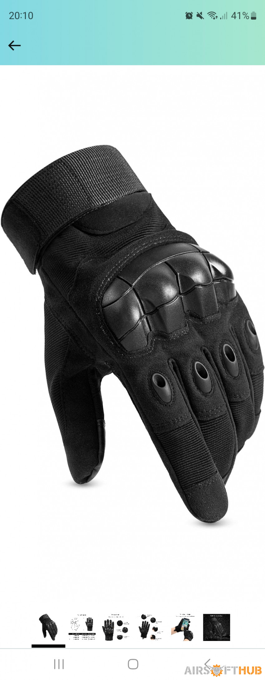 Tactical gloves - Used airsoft equipment