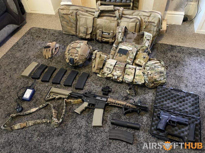 Complete Airsoft Setup - Used airsoft equipment