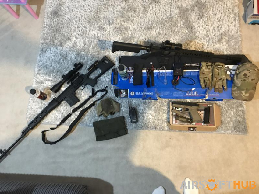 !!FULL SET UP!! - Used airsoft equipment