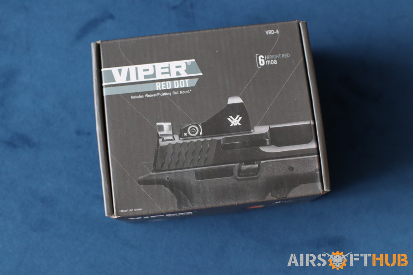 Vortex Viper red dot (6 MOA) - Used airsoft equipment