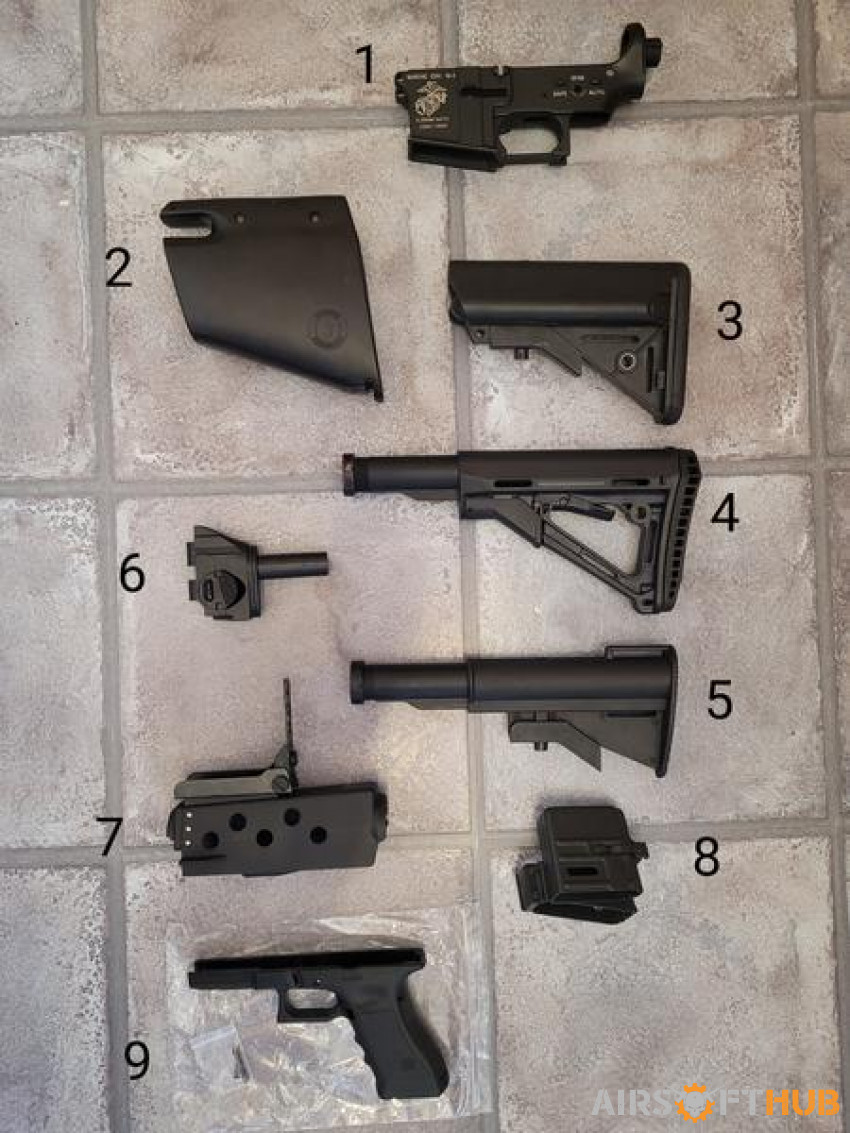 Parts Clear Out - Used airsoft equipment