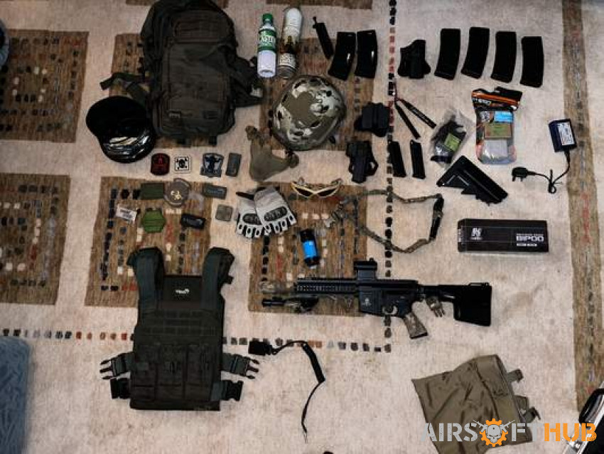 Bundle of gear - Used airsoft equipment