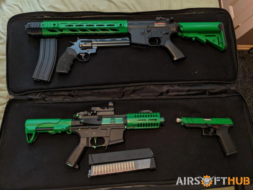 4 Airsoft guns - Used airsoft equipment