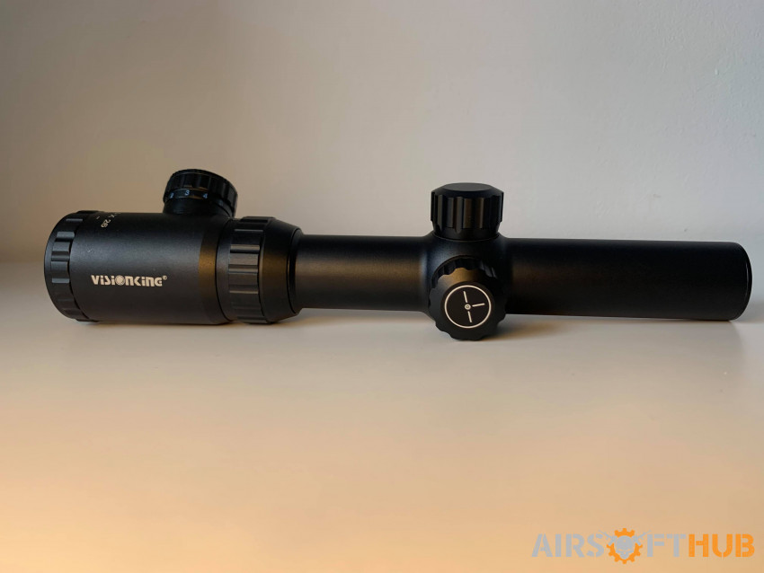 VISIONKING 1.25-5x26mm Scope - Used airsoft equipment