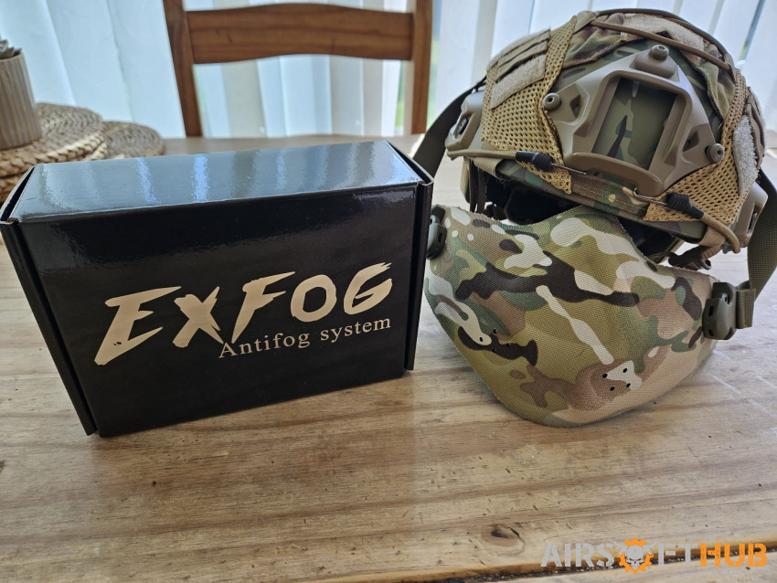 NUPROL FAST Railed Helmet - Used airsoft equipment