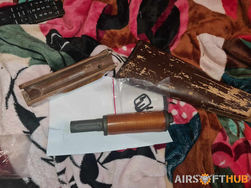 Ak wood set of a polish ak74 - Used airsoft equipment