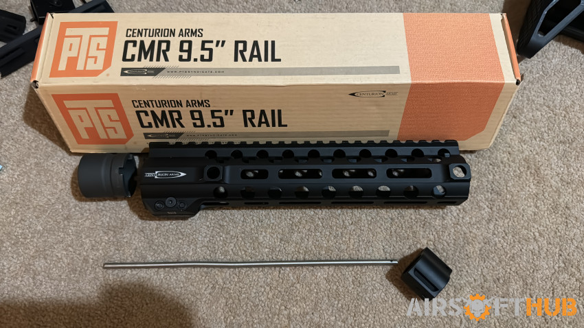 PTS CMR Rail 9.5” M-Lok - Used airsoft equipment