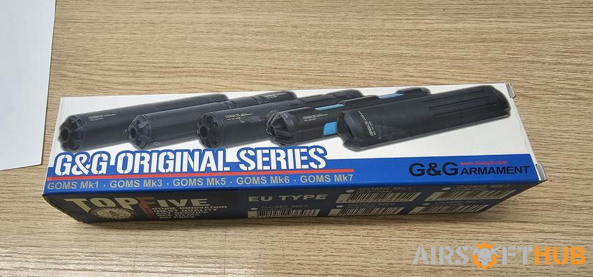 G&G Goms mk7 suppressor - Used airsoft equipment