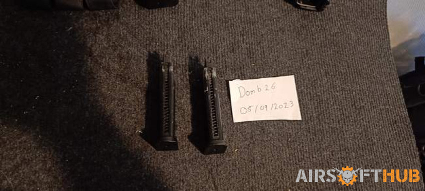 2x WE F229 Mag - Used airsoft equipment