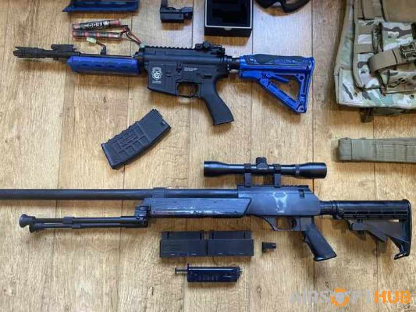 Job lot of Airsoft stuff - Used airsoft equipment