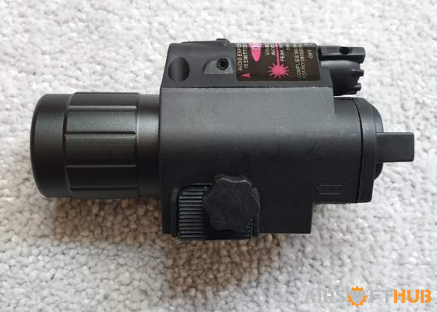 TORCH & LAZER SIGHT - Used airsoft equipment