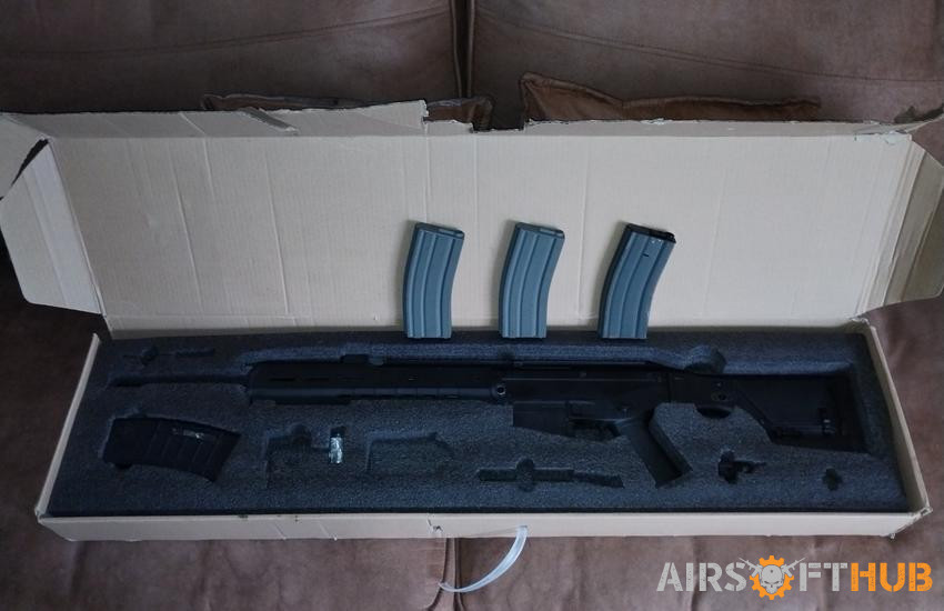 A&K Masada AEG DMR + 4 Mags - Used airsoft equipment