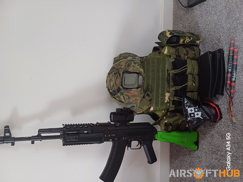 AK Airsoft kit - Used airsoft equipment