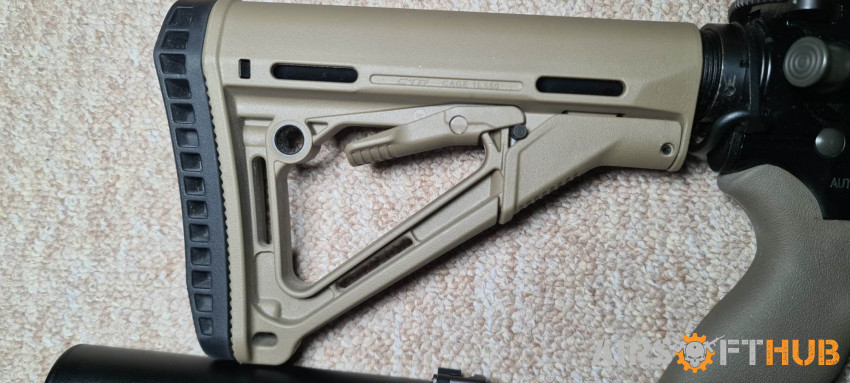 GHK L119A2 engraved RS - Used airsoft equipment