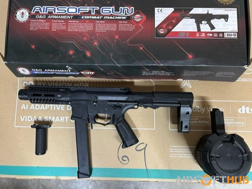 C&G ARP9+Mods+Drum & M4 Rifle - Used airsoft equipment