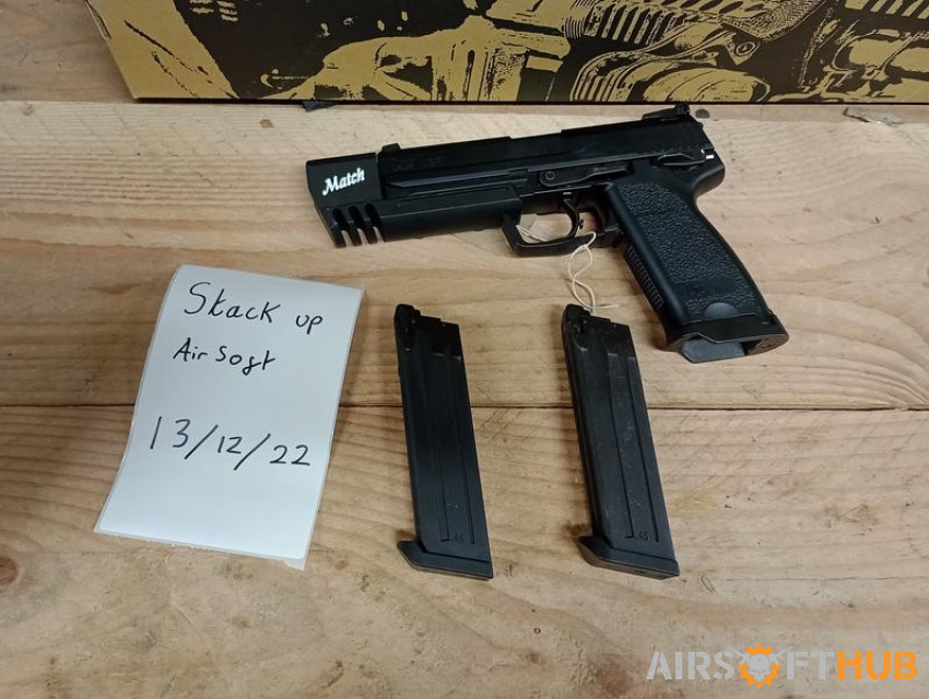 Umerex USP MATCH 2 mags - Used airsoft equipment