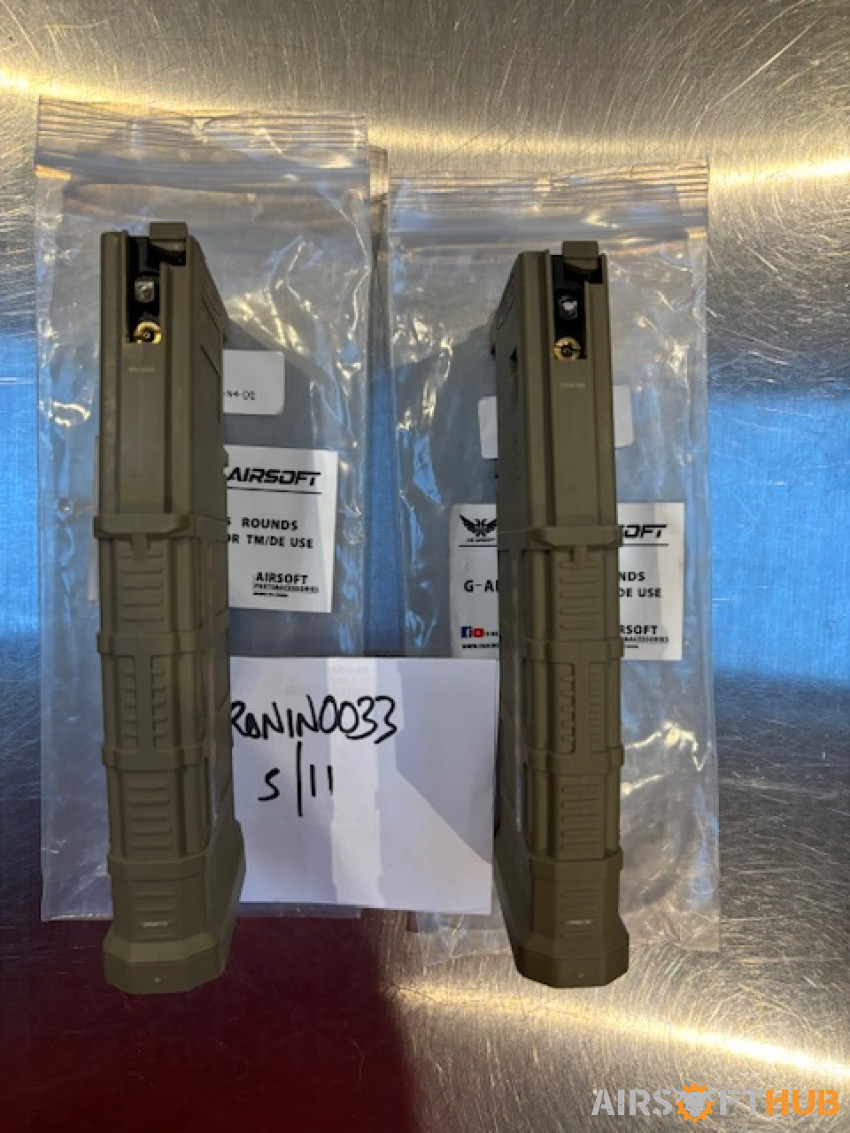 DE MWS Pmag x2 - Used airsoft equipment