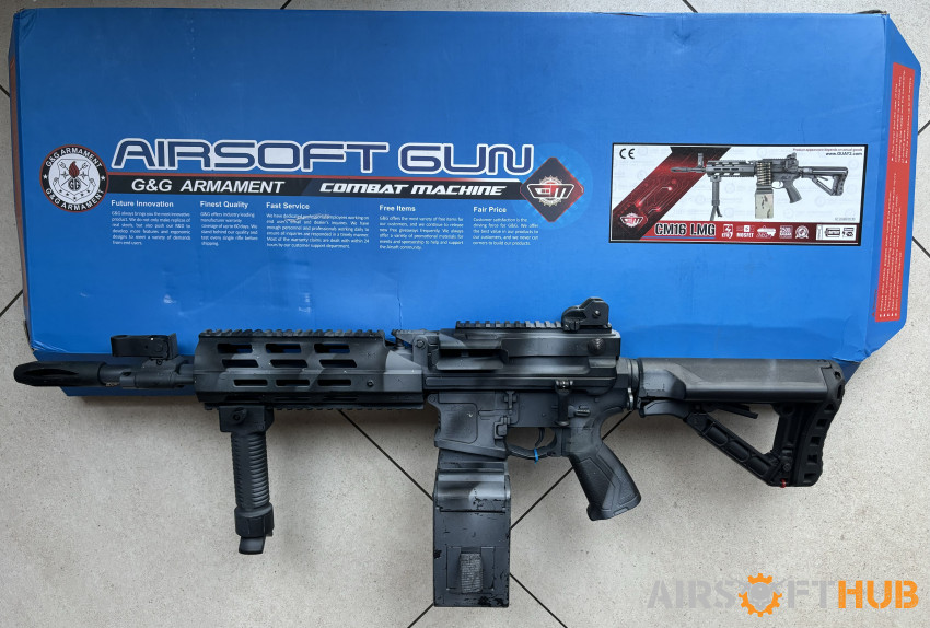 G&G ARMAMENT CM16 LMG - Used airsoft equipment