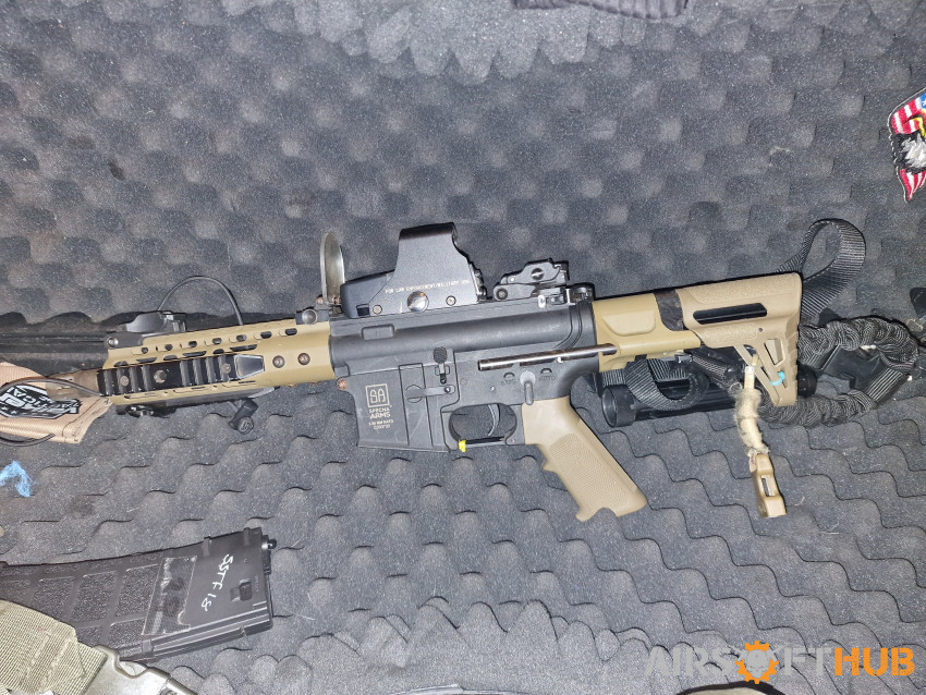 rifle and full kit - Used airsoft equipment