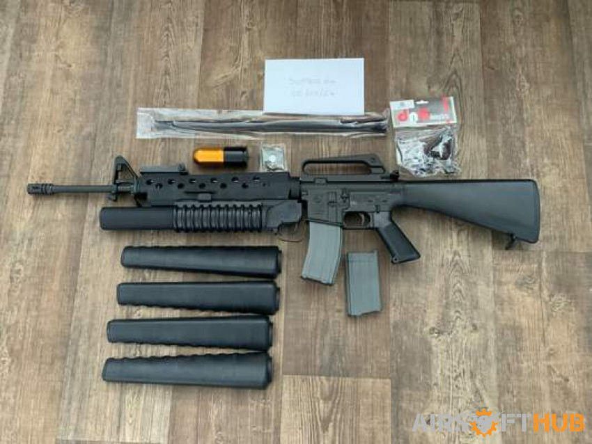 VFC M16A1/M203 GBB - Used airsoft equipment