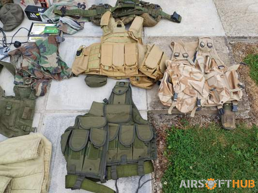 Large job lot - Used airsoft equipment