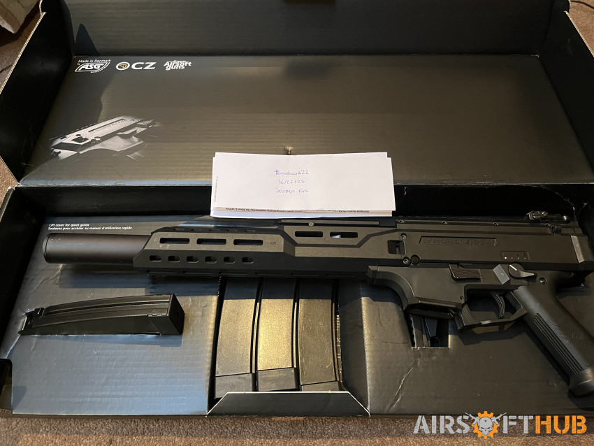 ASG scorpion evo carbine - Used airsoft equipment