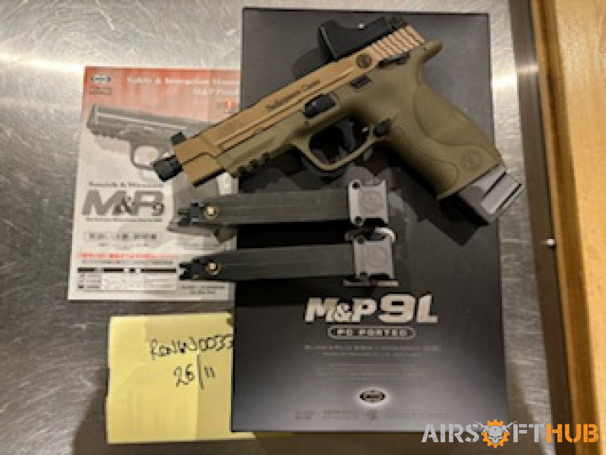 Tokyo Marui M&P9L Custom - Used airsoft equipment