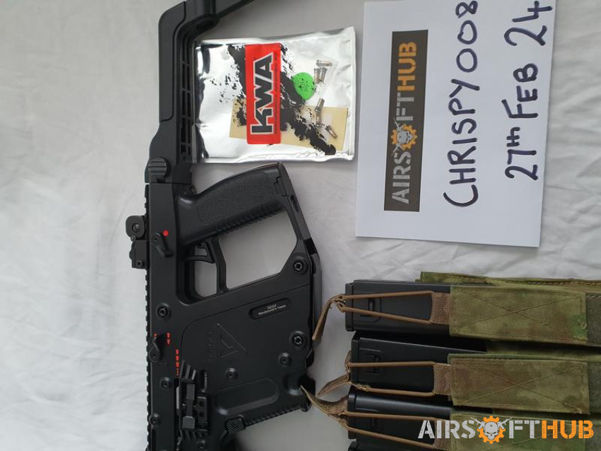 KWA Kriss Vector GBB - Used airsoft equipment