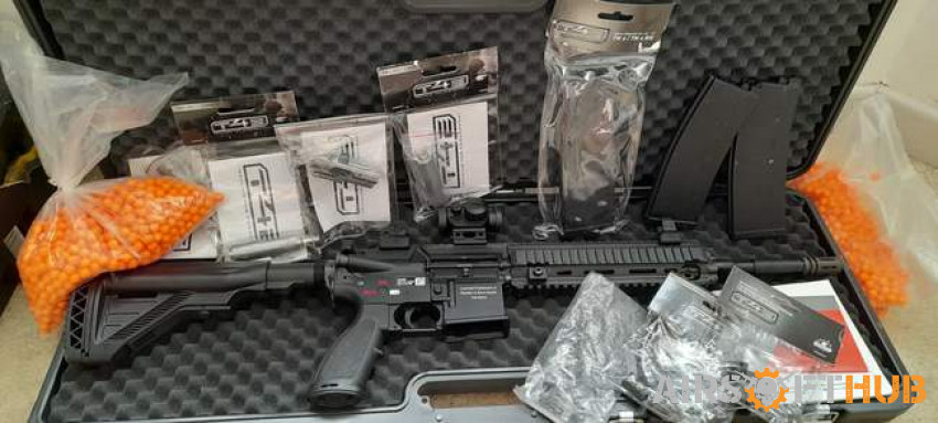 T4e Hk416 paintball,rubberball - Used airsoft equipment