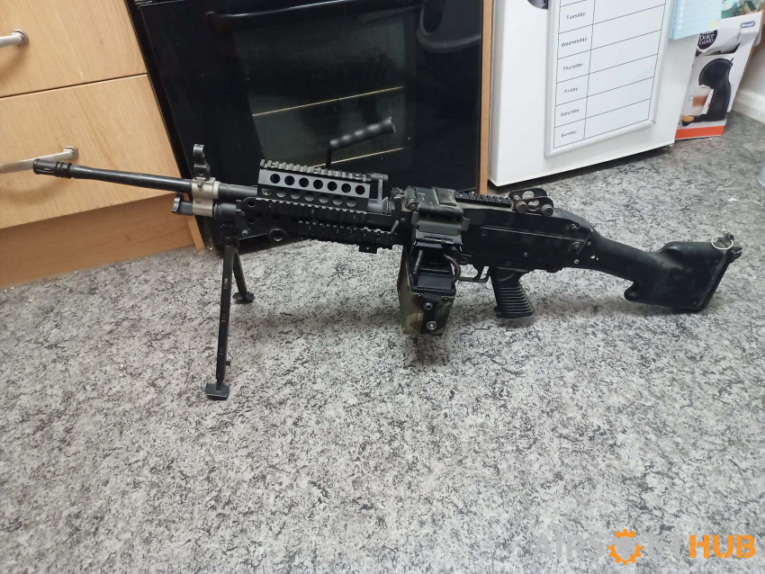 A&k m249 saw - Used airsoft equipment