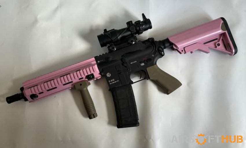 Evolution Airsoft E-416 Pink - Used airsoft equipment