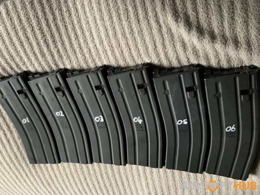 TM MWS Magazines (35rnds) - Used airsoft equipment