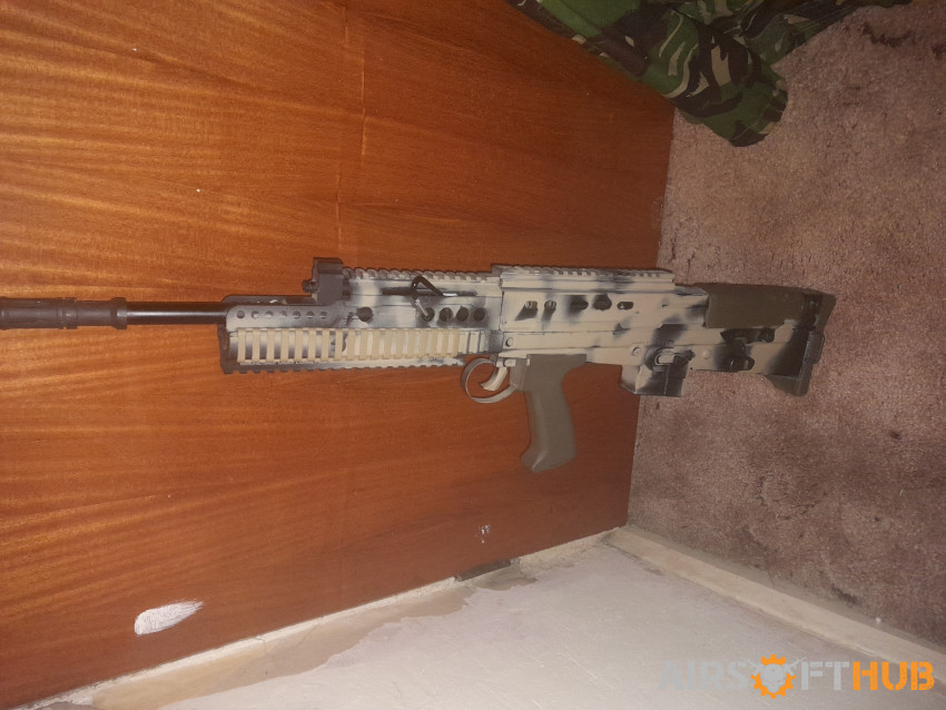 Sand painted L85A2 AEG - Used airsoft equipment