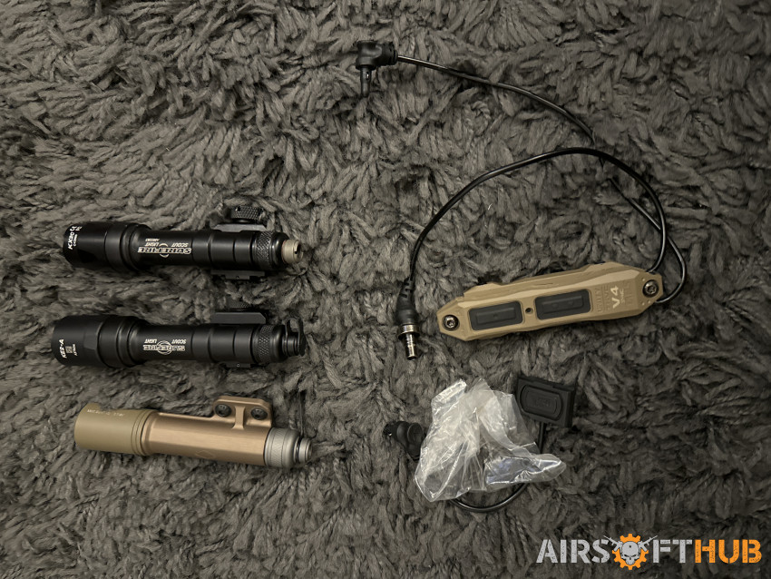 Real steel torches and switchs - Used airsoft equipment