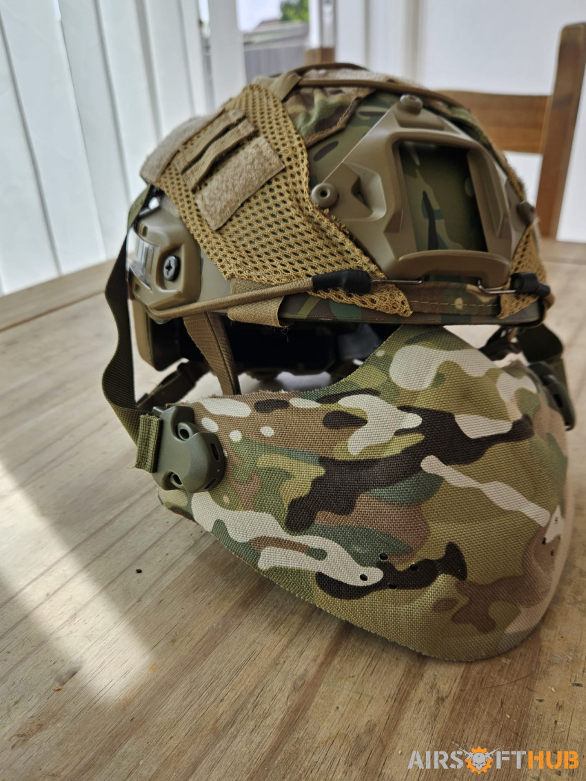 NUPROL FAST Railed Helmet - Used airsoft equipment