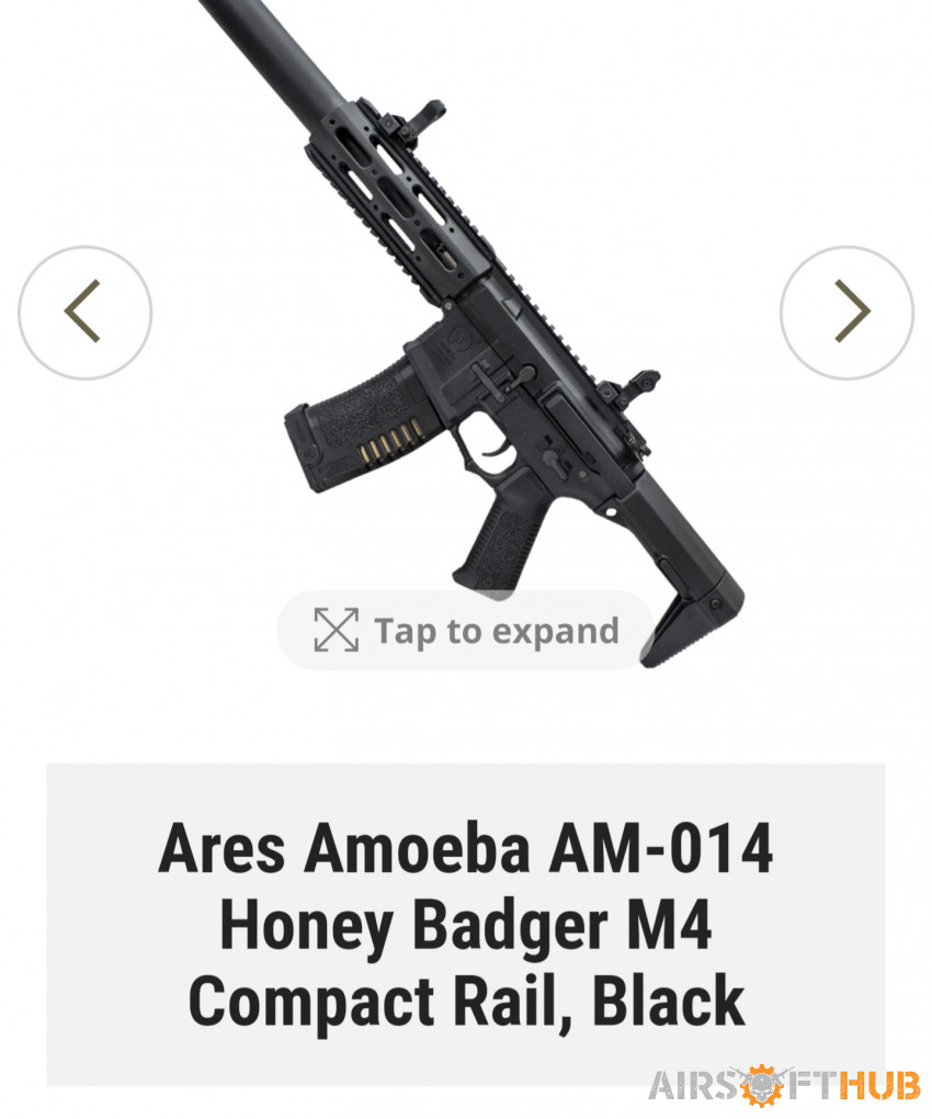 Ares amoeba am-014 honey badge - Used airsoft equipment