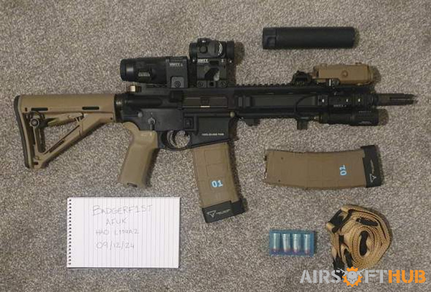 HAO L119A2 MWS Full Set Up - Used airsoft equipment