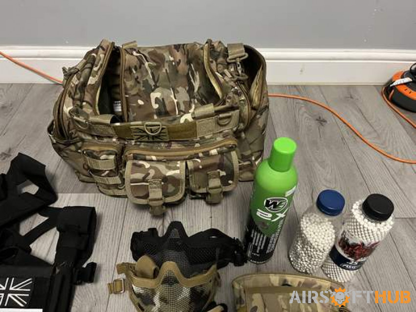 Airsoft kit - Full set up - Used airsoft equipment