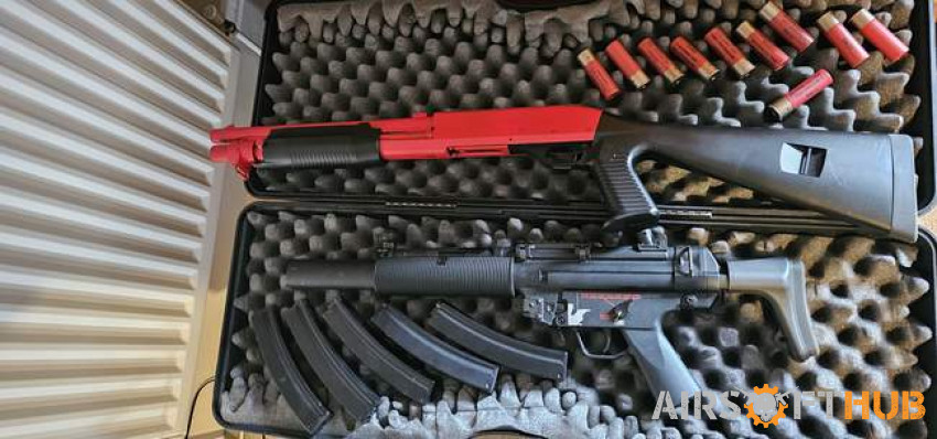 G&G MP5 & shotgun bundle - Used airsoft equipment