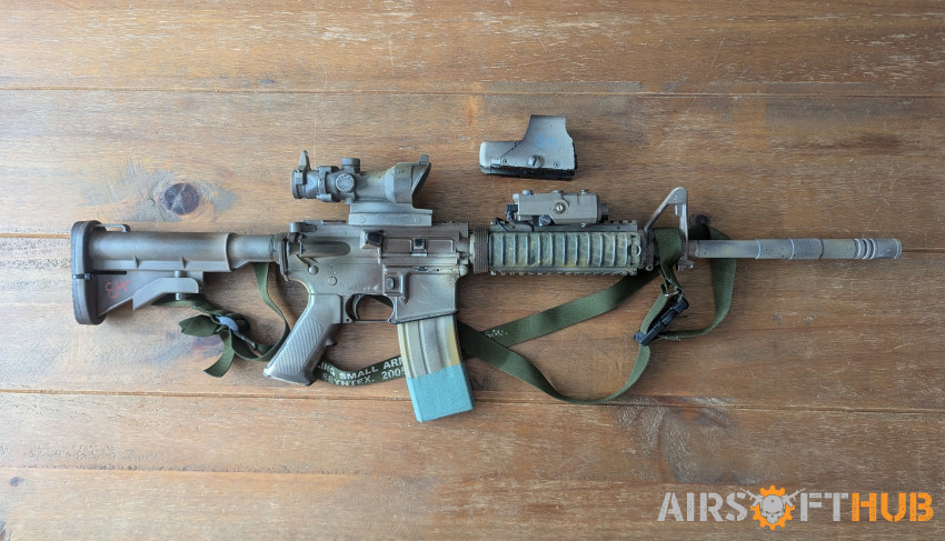 GHK L119A1 - M4 base GBB. - Used airsoft equipment