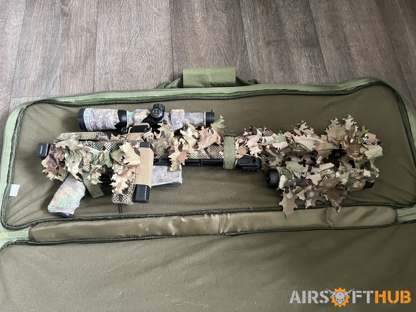 Novritsch SSG10 - A3 + extras - Used airsoft equipment