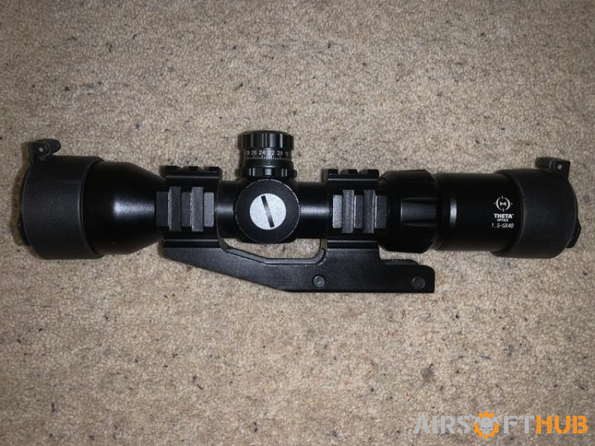 Theta Optics Telescopic Scope - Used airsoft equipment