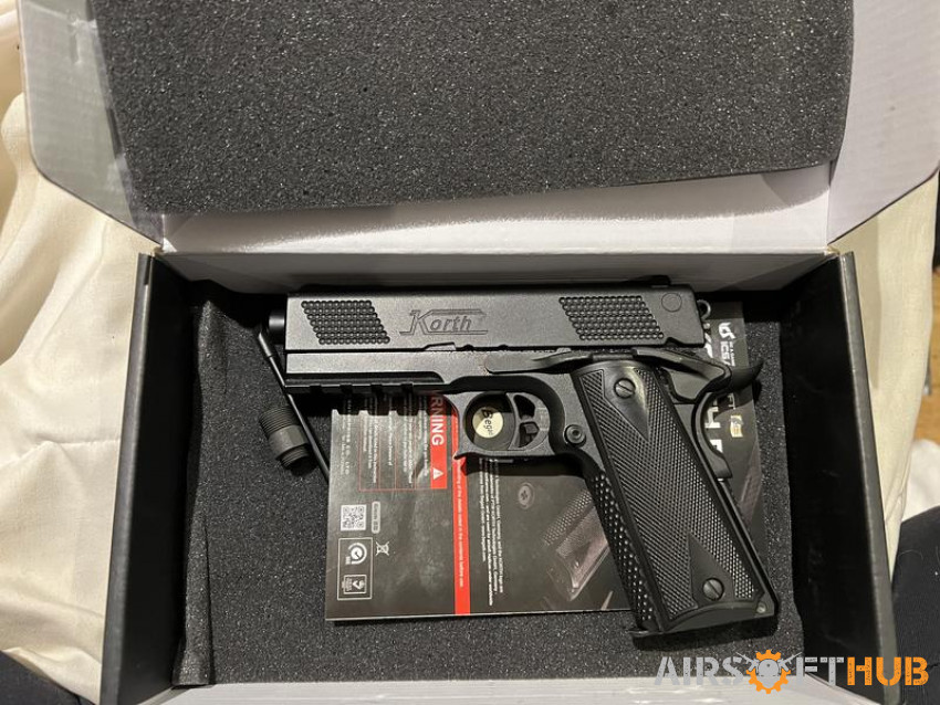 Korth ics pistol - Used airsoft equipment